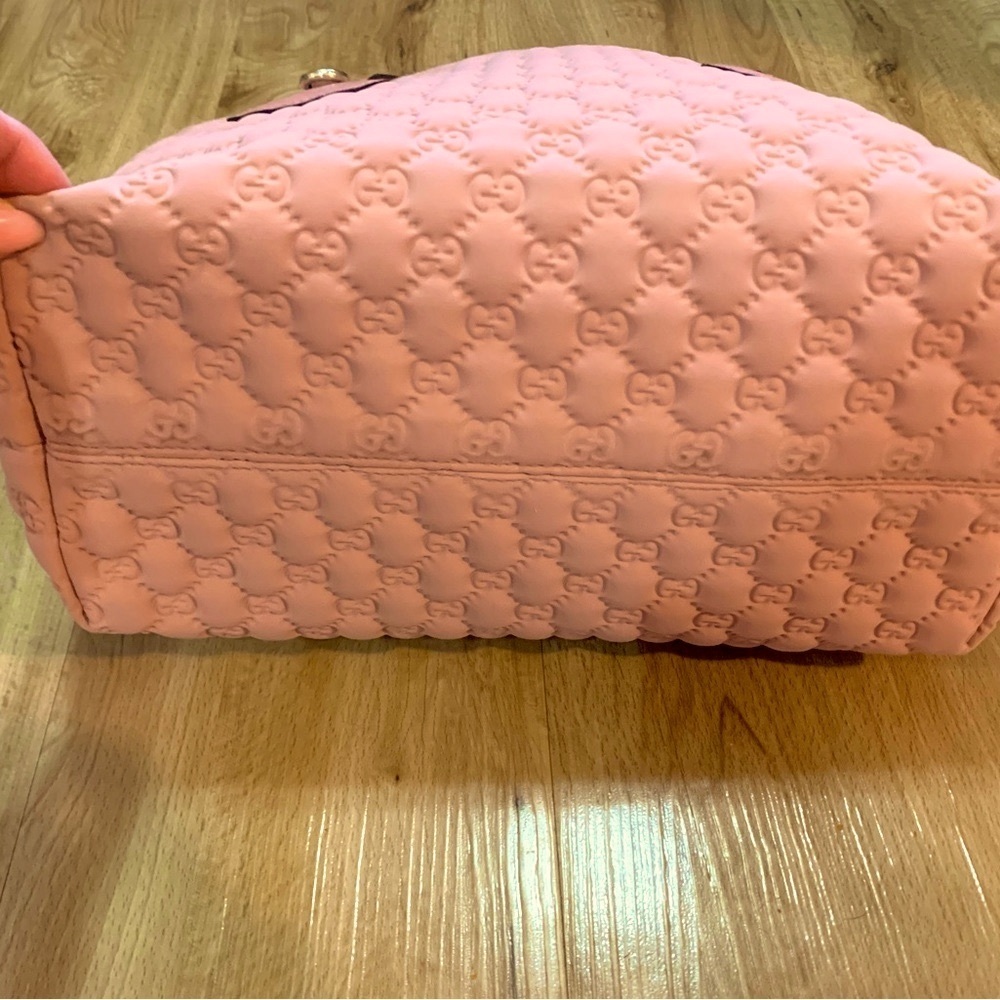 Gucci Pink Quilted GG Tote Bag - Picture 4 of 14